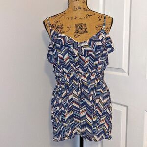 Torrid Colorful chevron tank top